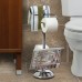 Better Living Products 54542 Toilet Valet Free Standing Toilet Tissue Holder and Dispenser  Chrome - B003LR6IUA